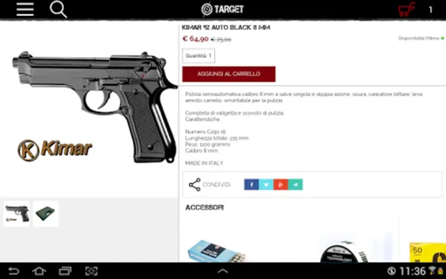 Target Softair android App screenshot 1