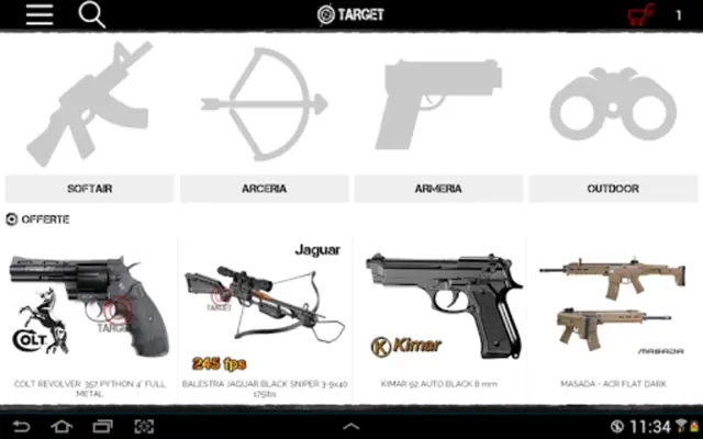 Target Softair android App screenshot 2